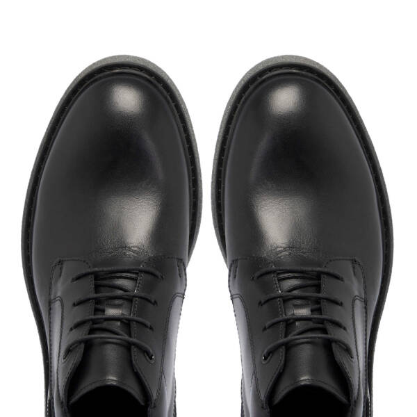 Siyah Deri Erkek Klasik Bot - E24K1BT57072-A23 - 5