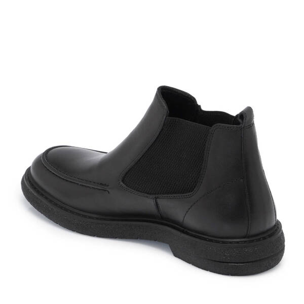 Siyah Deri Erkek Klasik Bot - E24K1BT57073-A23 - 2