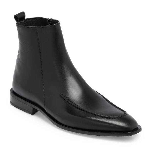 Siyah Deri Erkek Klasik Bot - E24K1BT57113-A43 - Tergan