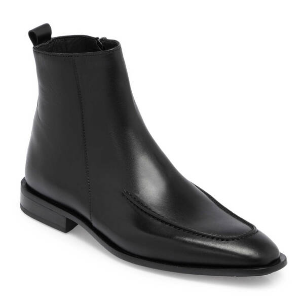 Siyah Deri Erkek Klasik Bot - E24K1BT57113-A43 - 1