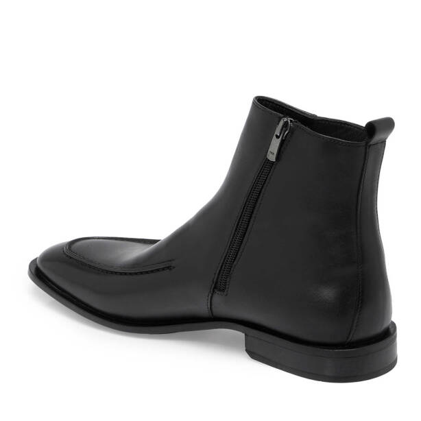 Siyah Deri Erkek Klasik Bot - E24K1BT57113-A43 - Tergan