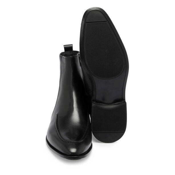 Siyah Deri Erkek Klasik Bot - E24K1BT57113-A43 - Tergan