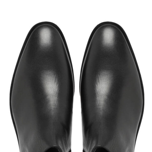 Siyah Deri Erkek Klasik Bot - E24K1BT57115-A43 - 5