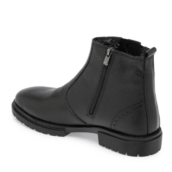 Siyah Deri Erkek Klasik Bot - E24K1BT57117-A41 - 2