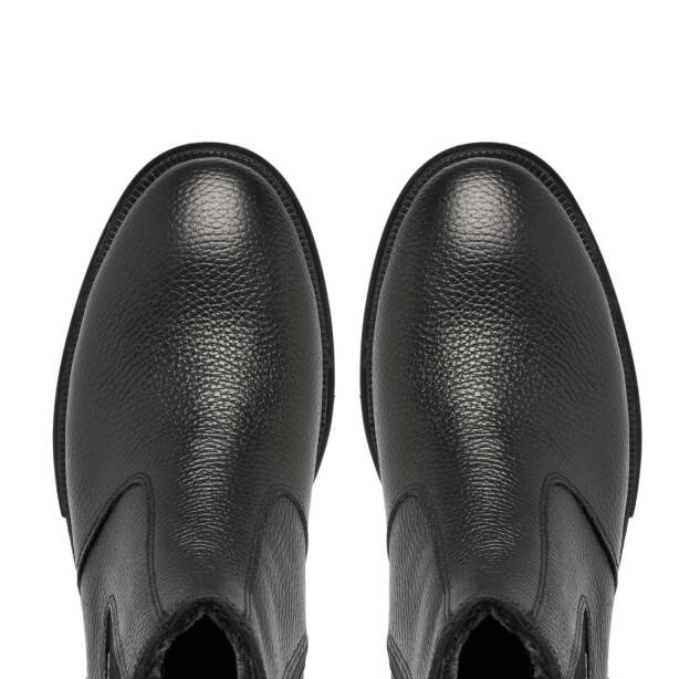 Siyah Deri Erkek Klasik Bot - E24K1BT57117-A41 - 5