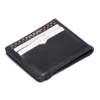  Siyah Deri Erkek Kredi Kartlık - S1KK00001600-B06 - 2