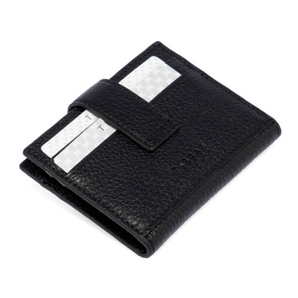 Siyah Deri Erkek Kredi Kartlık - S1KK00001617-A41 - 3