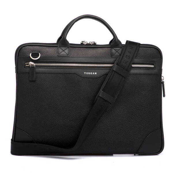 Siyah Deri Erkek Laptop Çantası - S1LC00021111-D68 - 3