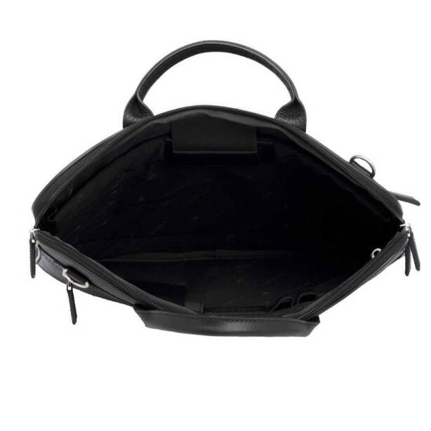 Siyah Deri Erkek Laptop Çantası - S1LC00021111-D68 - 4