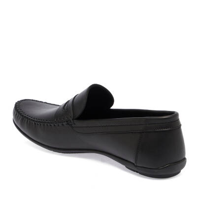  Siyah Deri Erkek Loafer - E24I1AY56592-A23 - 2