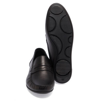  Siyah Deri Erkek Loafer - E24I1AY56592-A23 - 4
