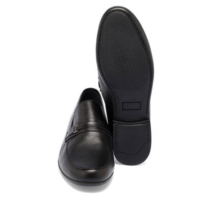  Siyah Deri Erkek Loafer - E24I1AY56594-A23 - 4