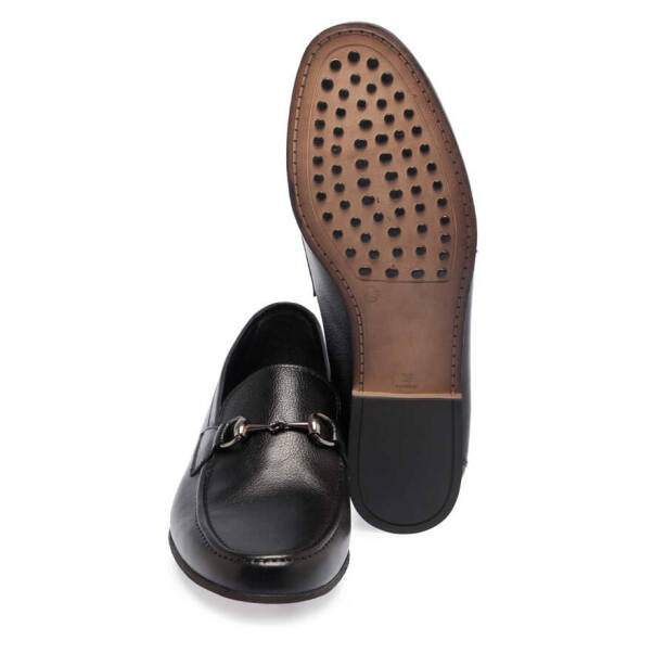 Siyah Deri Erkek Loafer - E24I1AY56655-A23 - 4