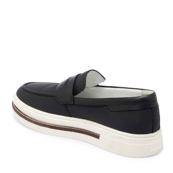 Siyah Deri Erkek Loafer - E24I1AY56706-A41 - 2