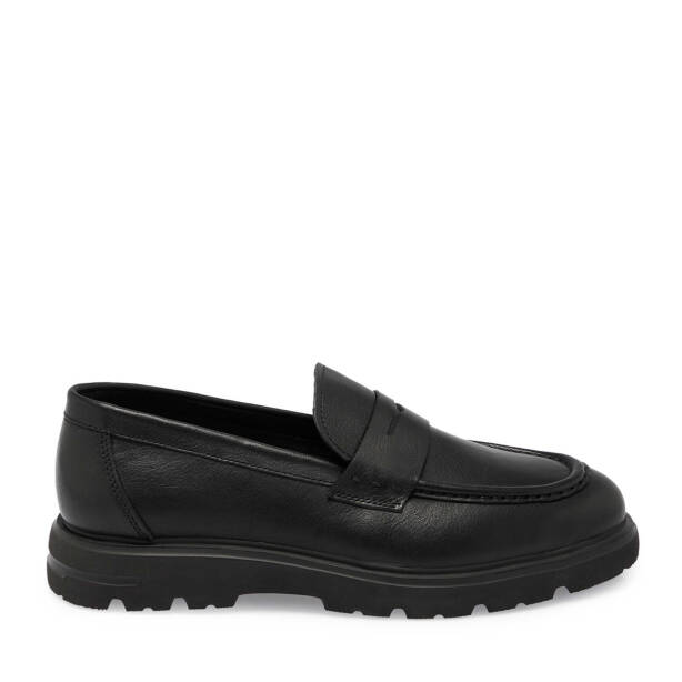 Siyah Deri Erkek Loafer - E24S1AY56930-A23 - 3