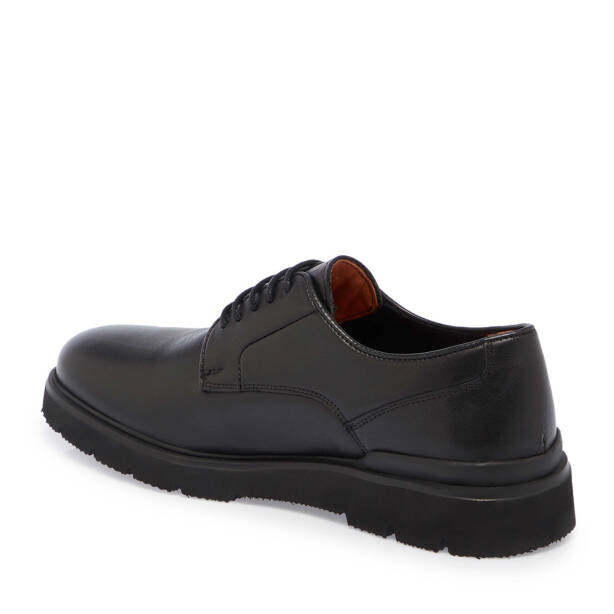 Siyah Hakiki Deri Erkek Loafer - E24S1AY57013-A23 - 3
