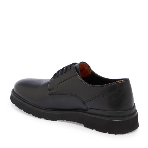 Siyah Hakiki Deri Erkek Loafer - E24S1AY57013-A23 - 3