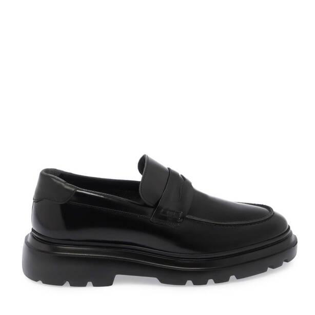 Siyah Deri Erkek Loafer - E24S1AY57021-A35 - Tergan
