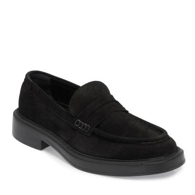 Siyah Deri Erkek Loafer - E24S1AY57041-A01 