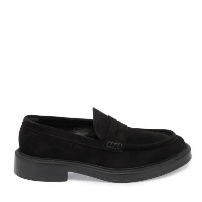 Siyah Deri Erkek Loafer - E24S1AY57041-A01 - 3