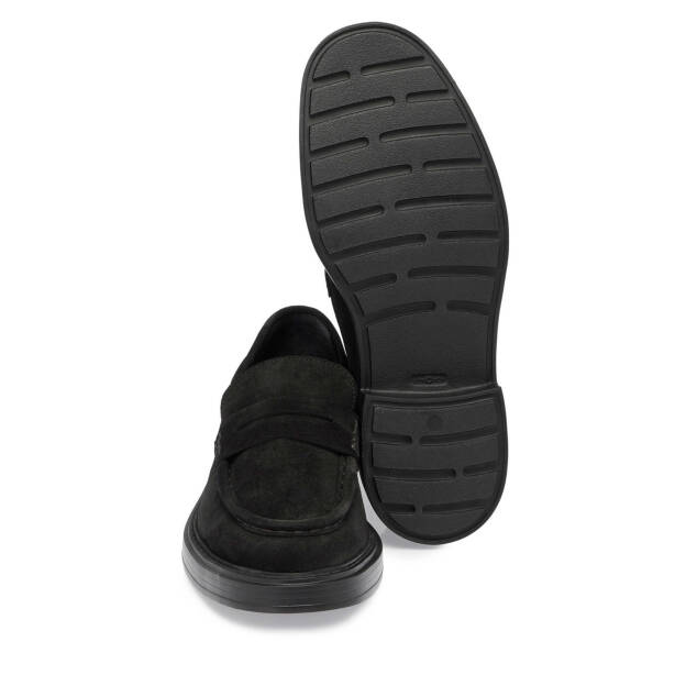 Siyah Deri Erkek Loafer - E24S1AY57041-A01 - 4