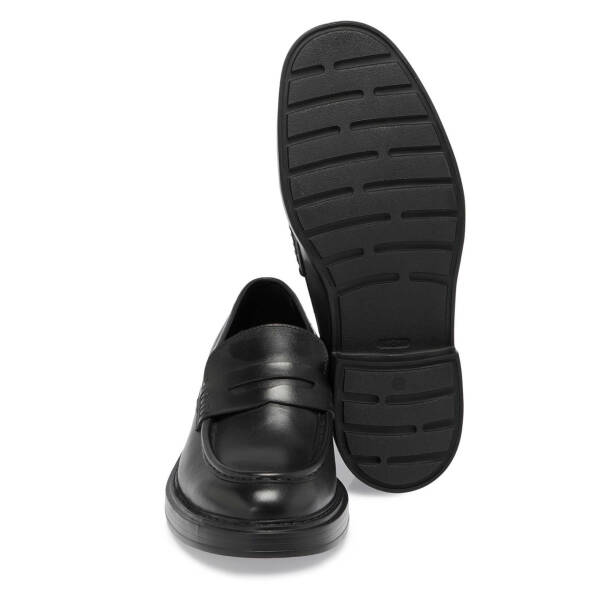 Siyah Deri Erkek Loafer - E24S1AY57041-A43 - 4