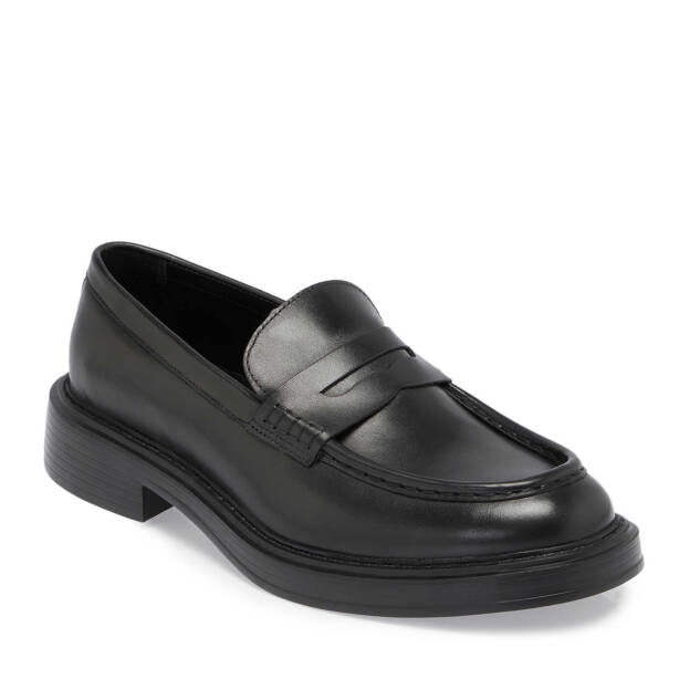 Siyah Deri Erkek Loafer - E24S1AY57041-A43 