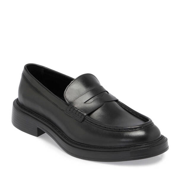 Siyah Deri Erkek Loafer - E24S1AY57041-A43 - 1