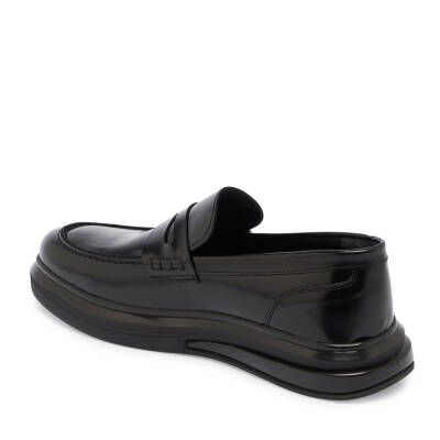 Siyah Deri Erkek Loafer - E24S1AY57104-A23 - 2