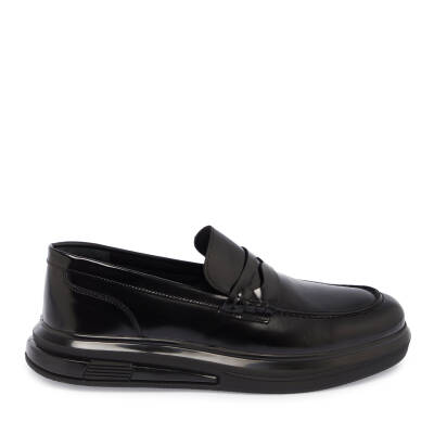  Siyah Deri Erkek Loafer - E24S1AY57104-A23 - 3