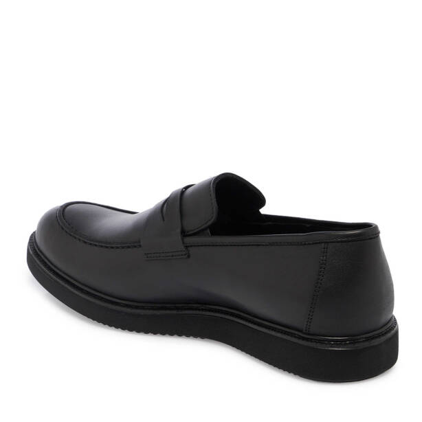 Siyah Deri Erkek Loafer - E24S1AY57120-A23 - 2