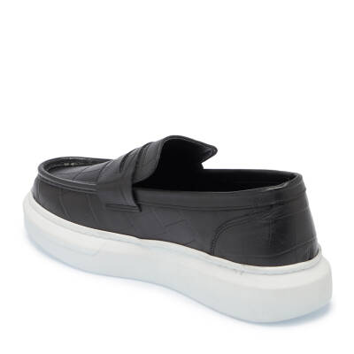 Siyah Deri Erkek Loafer - E24S1AY57252-H44 - 2
