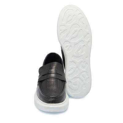 Siyah Deri Erkek Loafer - E24S1AY57252-H44 - 4