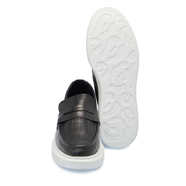 Siyah Hakiki Deri Erkek Loafer - E24S1AY57252-H44 - 4