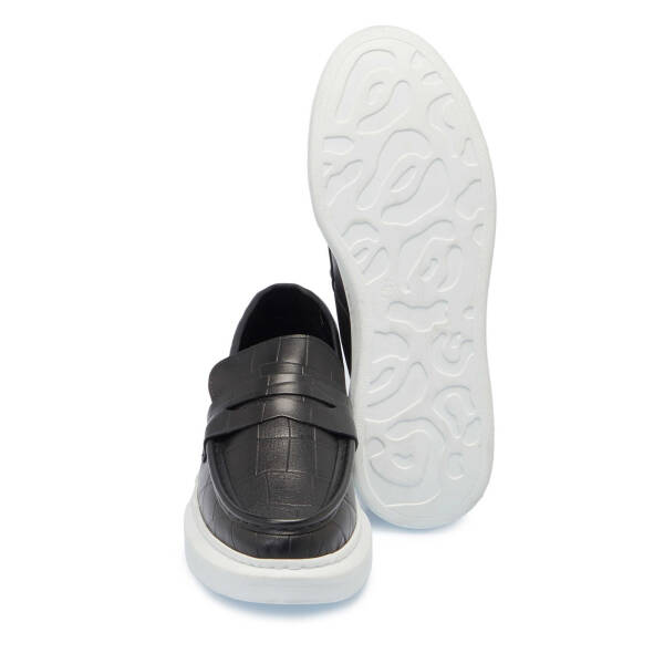 Siyah Hakiki Deri Erkek Loafer - E24S1AY57252-H44 - 4