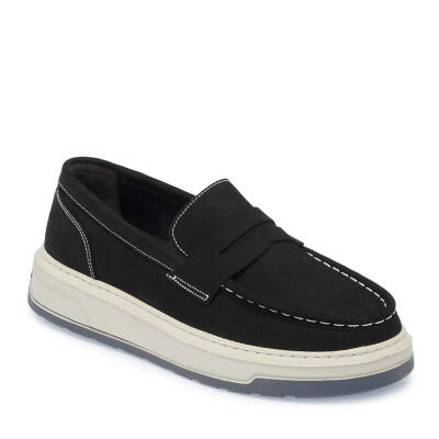  Siyah Deri Erkek Loafer - E24S1AY57253-A64 