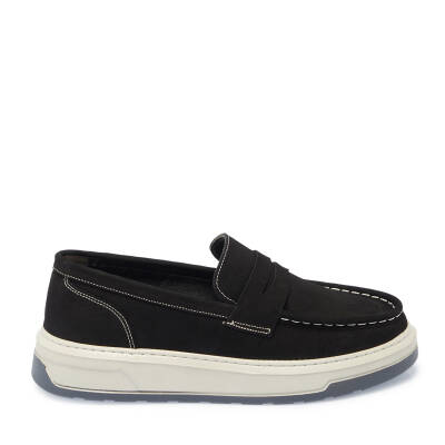  Siyah Deri Erkek Loafer - E24S1AY57253-A64 - 3