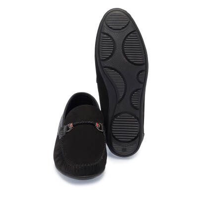 Siyah Deri Erkek Loafer - E25I1AY57157-A64 - 4