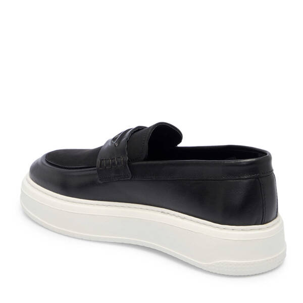 Siyah Hakiki Deri Erkek Loafer - E25I1AY57234-B31 - 3