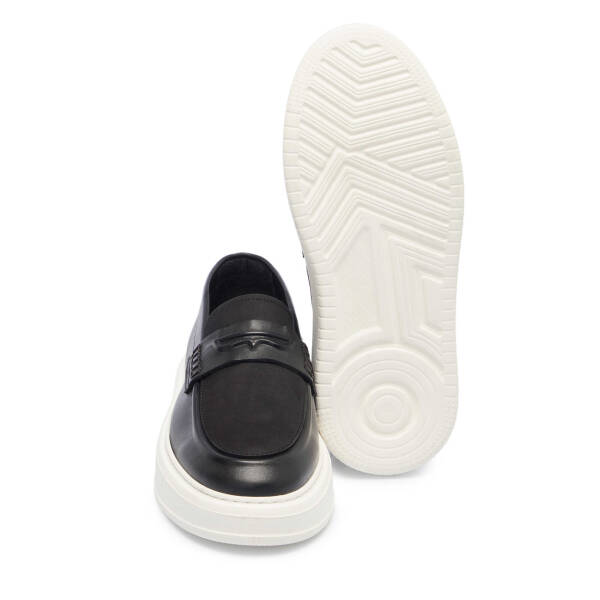 Siyah Hakiki Deri Erkek Loafer - E25I1AY57234-B31 - 4