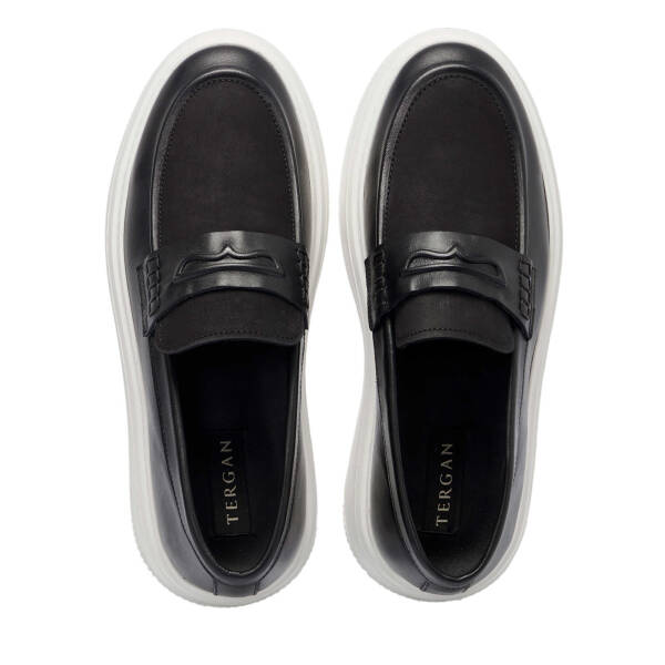 Siyah Hakiki Deri Erkek Loafer - E25I1AY57234-B31 - 5