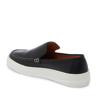 Siyah Deri Erkek Loafer - E25I1AY57269-A23 - 2
