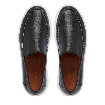 Siyah Deri Erkek Loafer - E25I1AY57269-A23 - 5