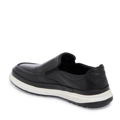 Siyah Deri Erkek Loafer - E25I1AY57290-A23 - 2