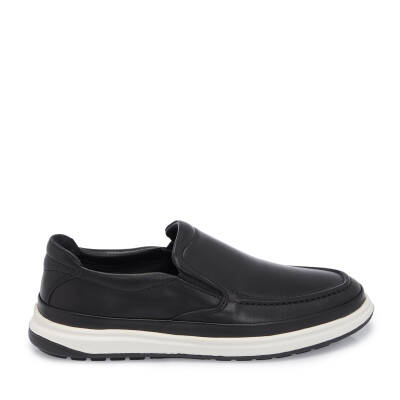 Siyah Deri Erkek Loafer - E25I1AY57290-A23 - 3