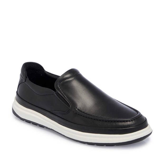 Siyah Hakiki Deri Erkek Loafer - E25I1AY57290-A23 