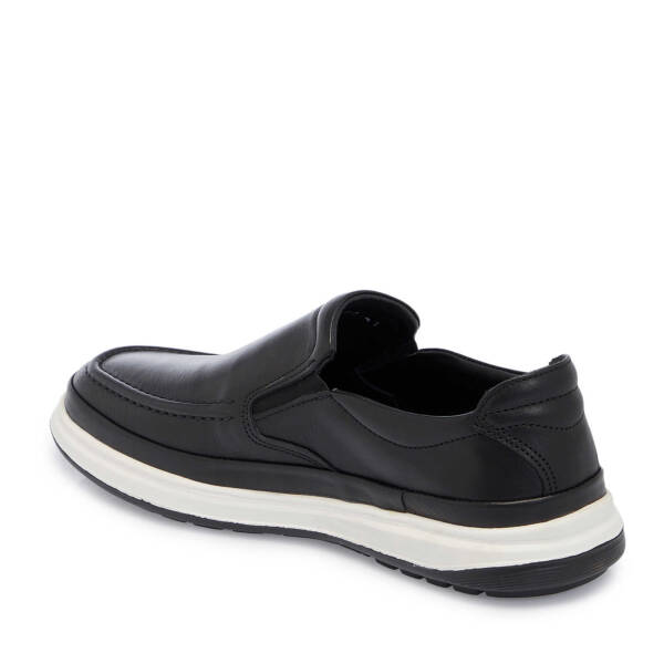 Siyah Hakiki Deri Erkek Loafer - E25I1AY57290-A23 - 2
