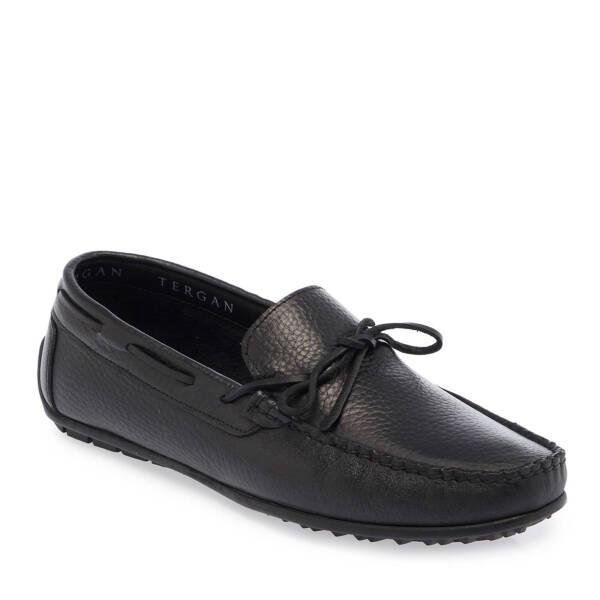 Siyah Deri Erkek Loafer - E25I1AY57297-A41 - 1