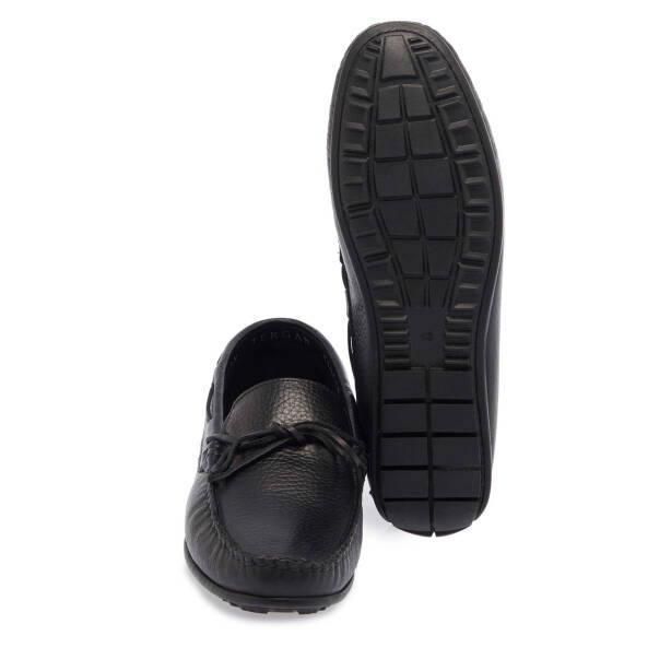 Siyah Deri Erkek Loafer - E25I1AY57297-A41 - 4