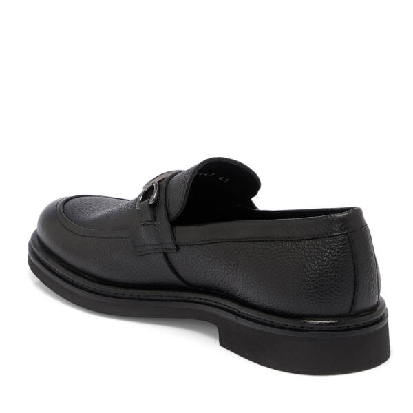 Siyah Deri Erkek Loafer - E25S1AY57375-A23 - 2